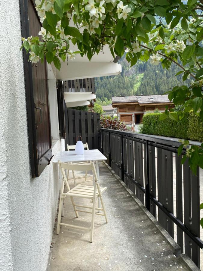 Appartement Style Chalet Avec Grande Terrasse Et Parking Prive Chamonix Exterior photo
