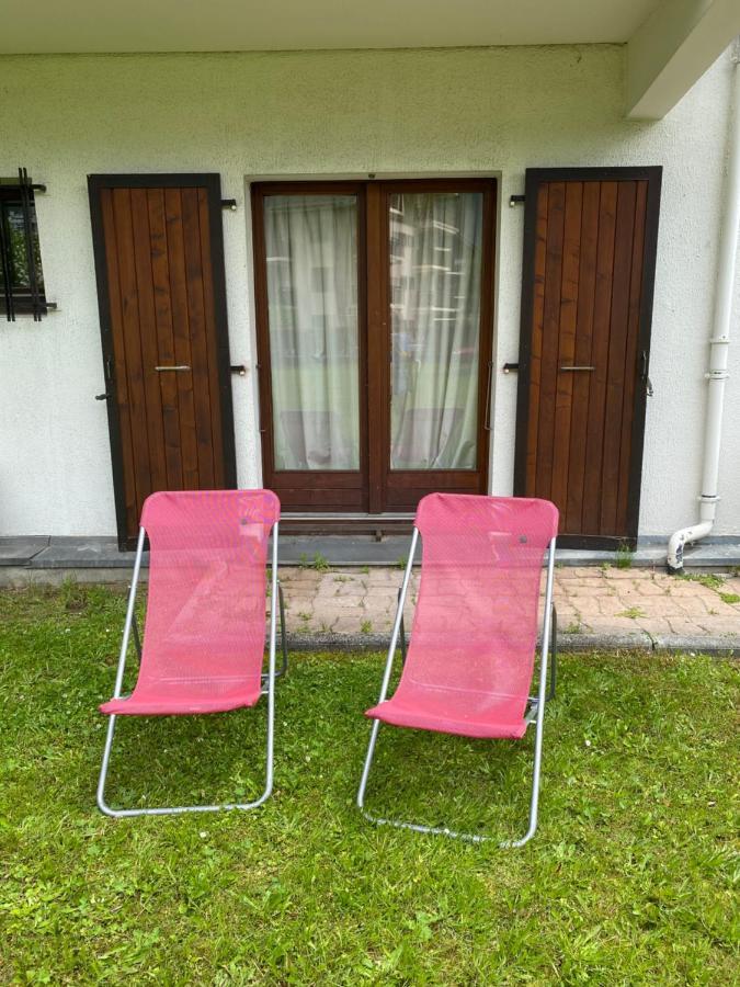 Appartement Style Chalet Avec Grande Terrasse Et Parking Prive Chamonix Exterior photo